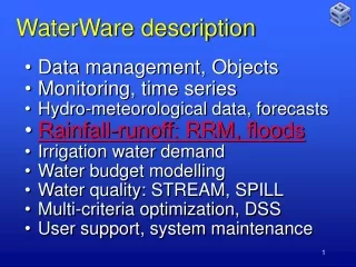WaterWare description
