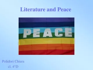Literature and Peace