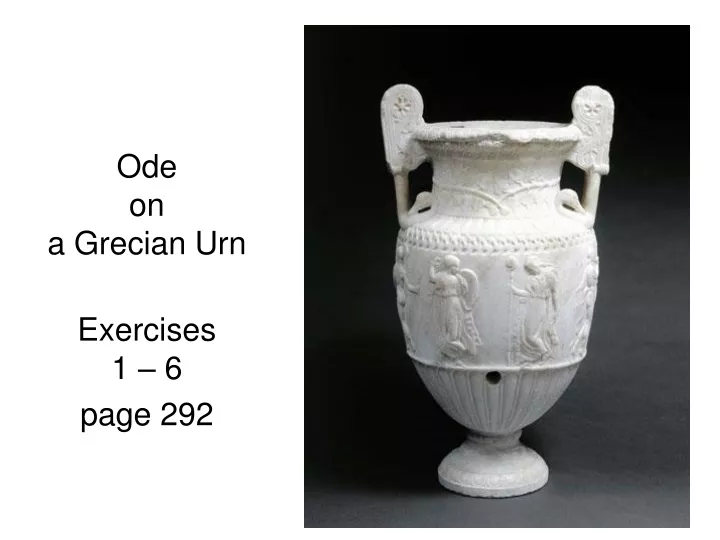 ode on a grecian urn