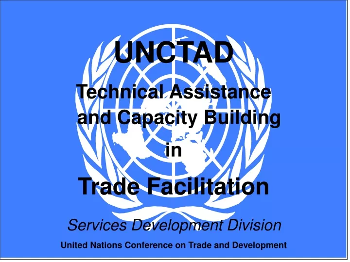 unctad technical assistance and capacity building