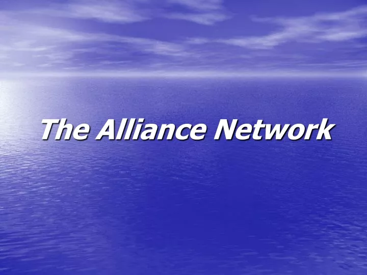 the alliance network