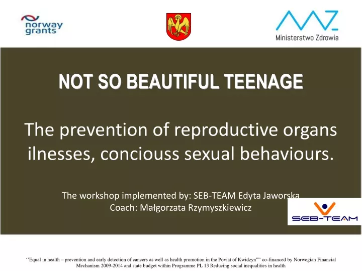 not so beautiful teenage the prevention