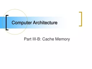 Computer Architecture