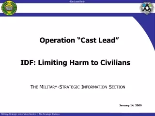 IDF: Limiting Harm to Civilians