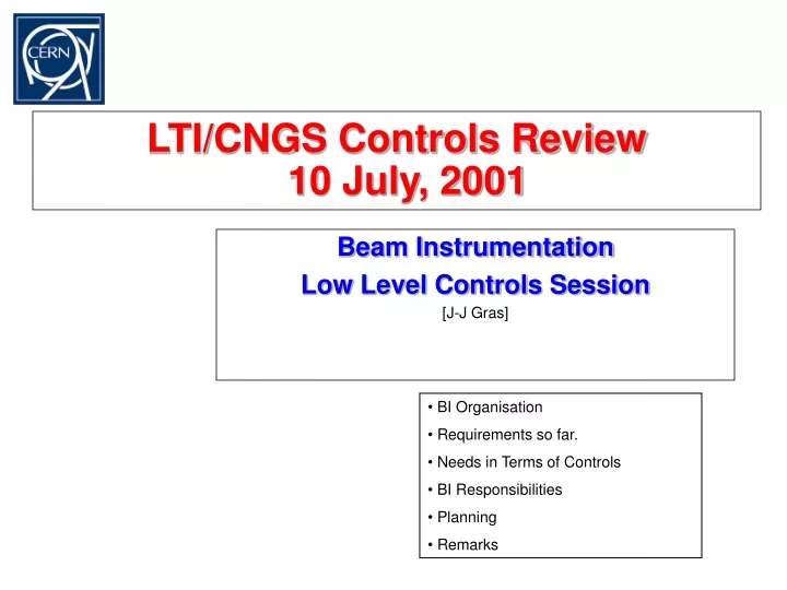 lti cngs controls review 10 july 2001