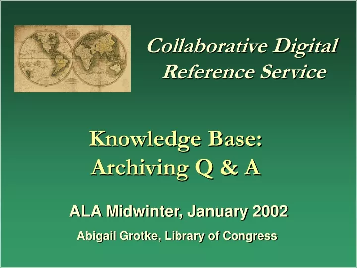collaborative digital reference service