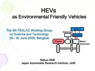 HEVs  as Environmental Friendly Vehicles
