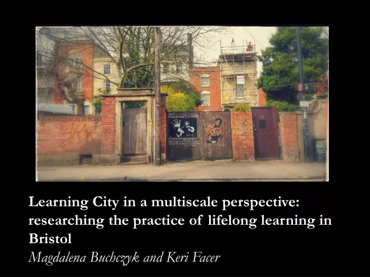 learning city in a multiscale perspective