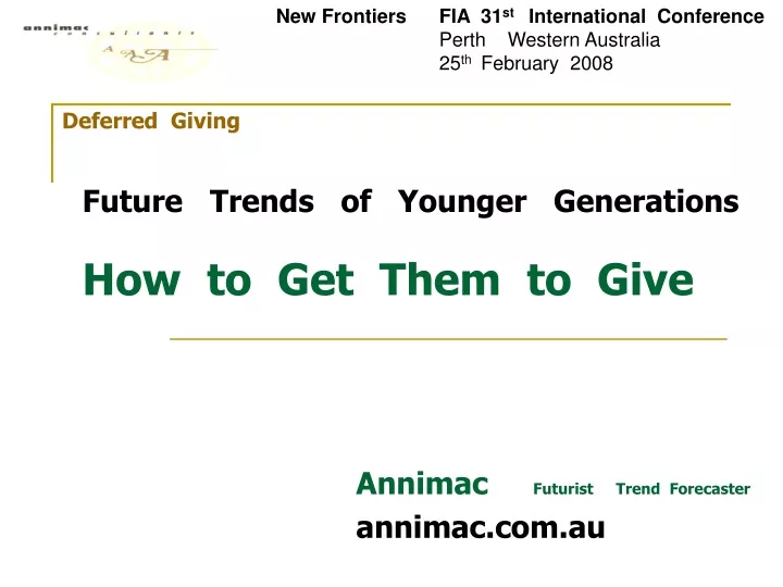 deferred giving future trends of younger generations how to get them to give