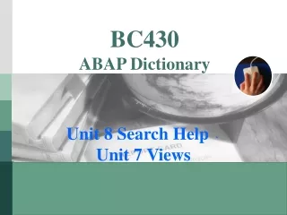 BC430 ABAP Dictionary
