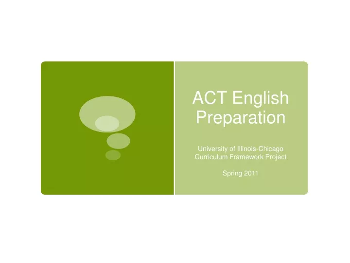 act english preparation