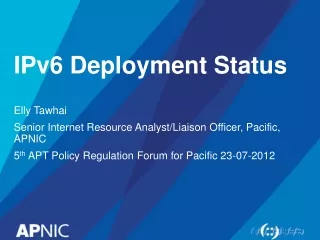IPv6 Deployment Status