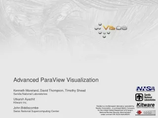 Advanced ParaView Visualization