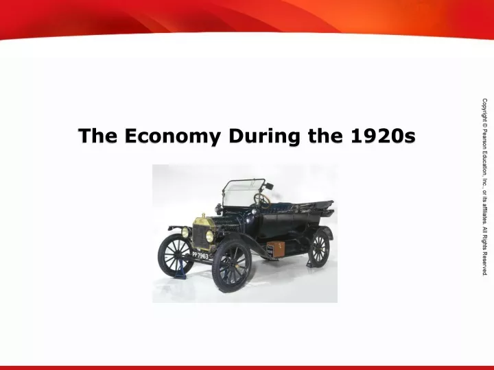 the economy during the 1920s