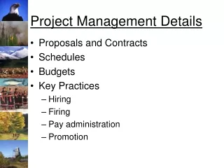 Project Management Details