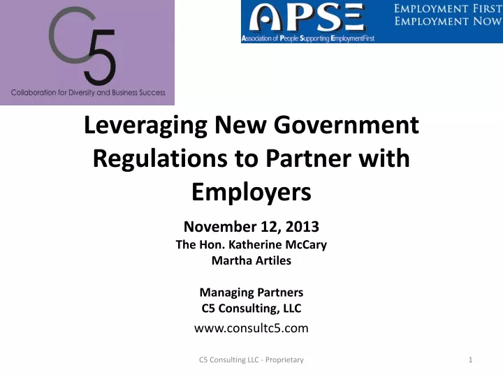 leveraging new government regulations to partner with employers