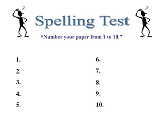 Spelling Test