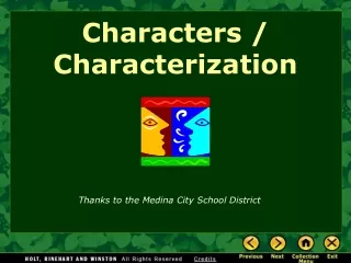 Characters / Characterization