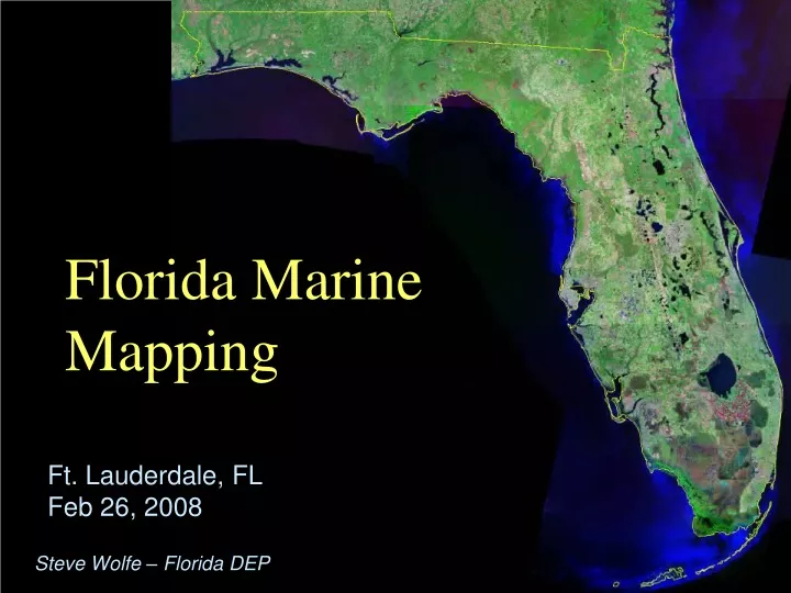 florida marine mapping