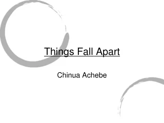 Things Fall Apart