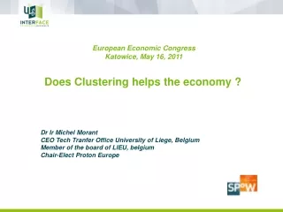 Does Clustering helps the economy ?