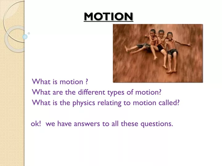 motion