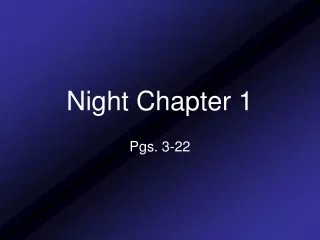 Night Chapter 1