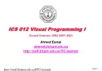 Visual Programming Essentials: A Guide to Visual Basic Environment - slide 1