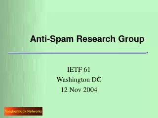 Anti-Spam Research Group