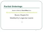 Partial Orderings in Mathematics - slide 1