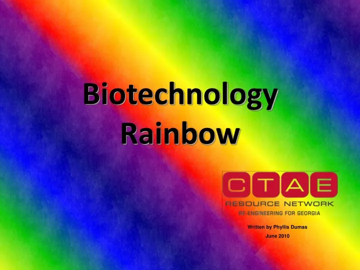 biotechnology rainbow