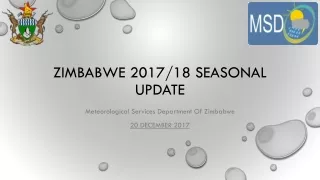 Zimbabwe 2017/18 Seasonal update