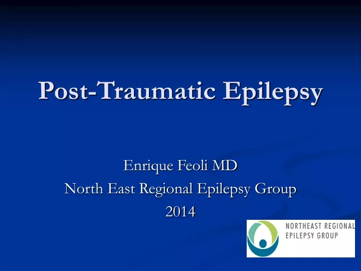 post traumatic epilepsy