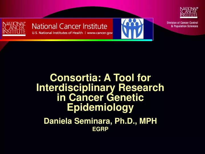 consortia a tool for interdisciplinary research