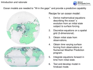 Recipe for an ocean model: