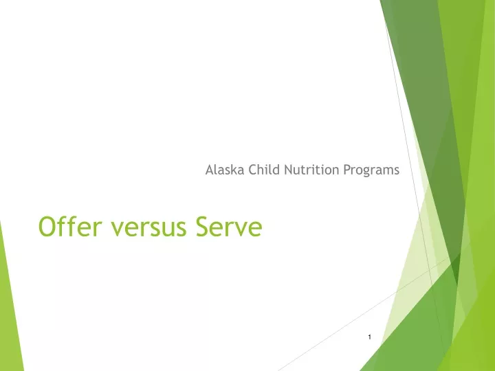offer versus serve