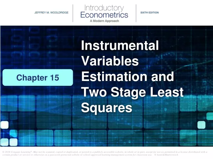 instrumental variables estimation and two stage least squares