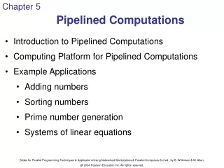 Pipelined Computations