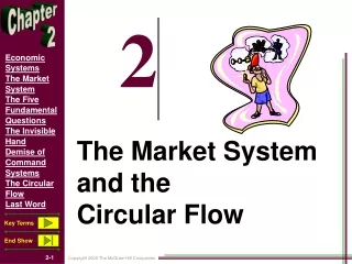 The Market System and the  Circular Flow