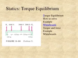 Statics: Torque Equilibrium