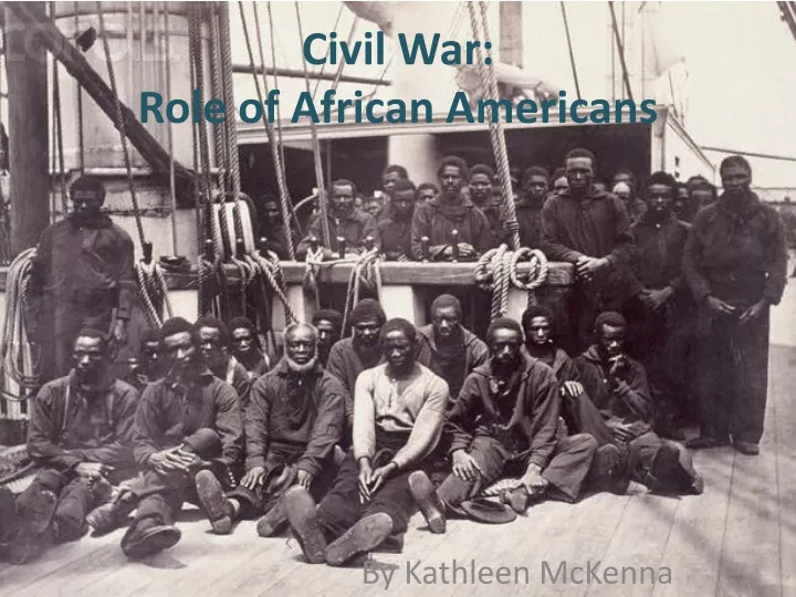 civil war role of african americans