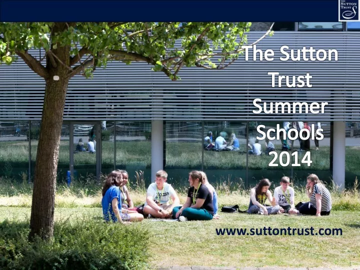 the sutton trust summer schools 2014
