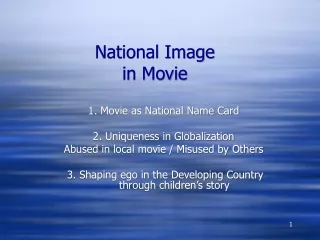 National Image in Movie