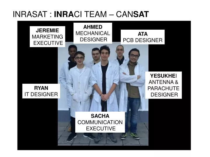 inrasat inra ci team can sat