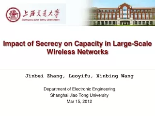Impact of Secrecy on Capacity in Large-Scale Wireless Networks