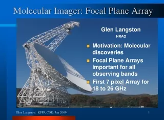 Molecular Imager: Focal Plane Array