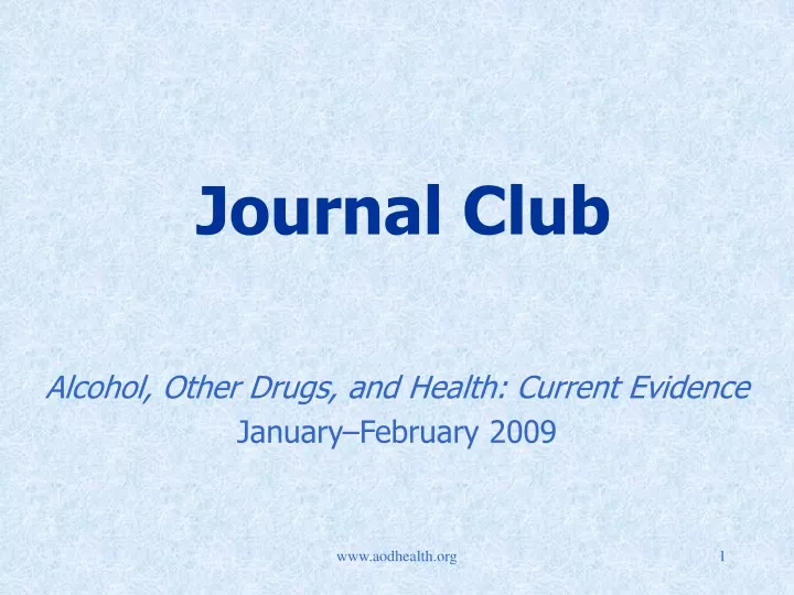 journal club