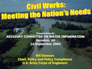 Civil Works: Meeting the Nation's Needs