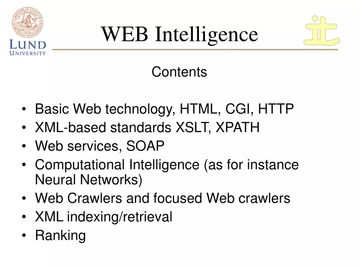 web intelligence