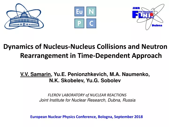 dynamics of nucleus nucleus collisions